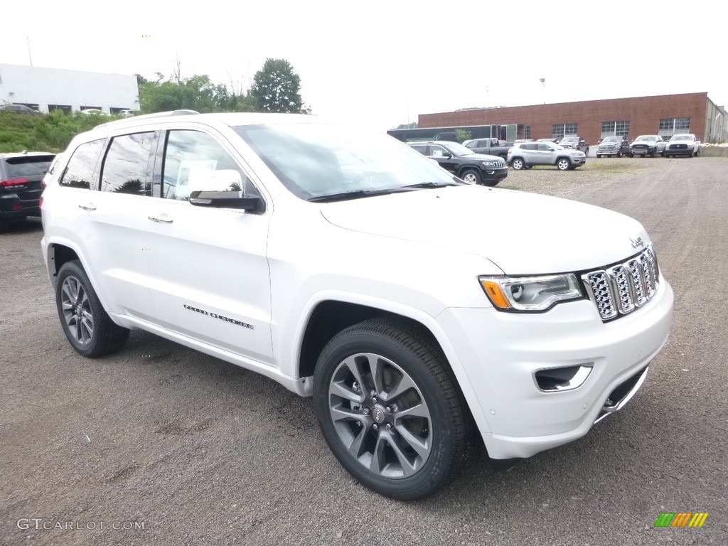 2017 Grand Cherokee Overland 4x4 - Ivory Tri-Coat / Black photo #7