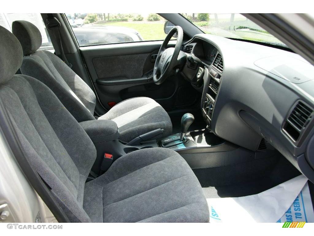 2002 Elantra GLS Sedan - Silver Pewter / Gray photo #13