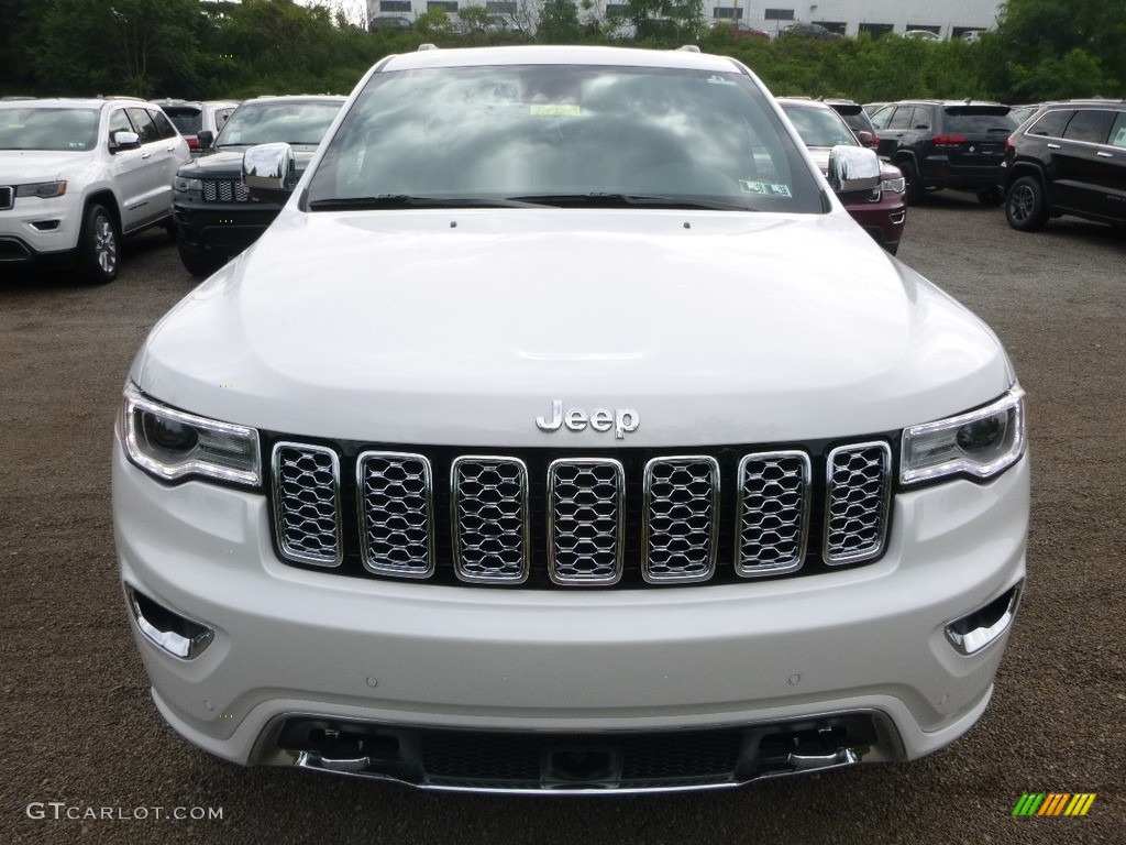 2017 Grand Cherokee Overland 4x4 - Ivory Tri-Coat / Black photo #8