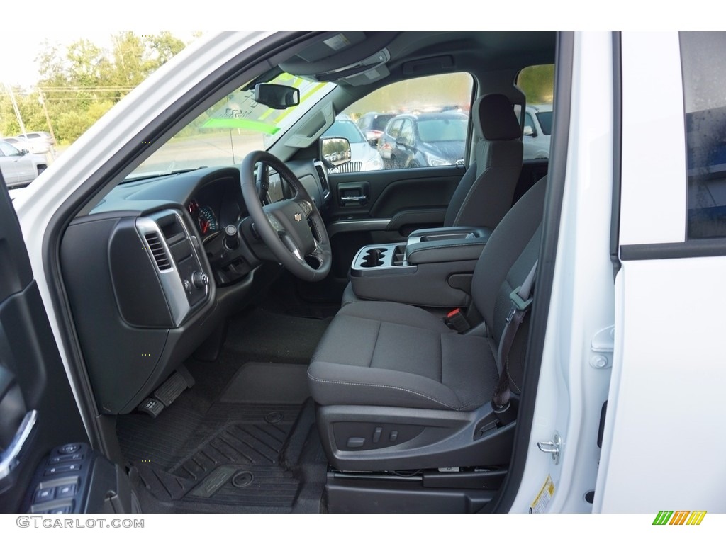 Jet Black Interior 2017 Chevrolet Silverado 1500 LT Crew Cab Photo #121875163