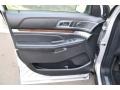 Ebony Black 2016 Ford Explorer Limited 4WD Door Panel