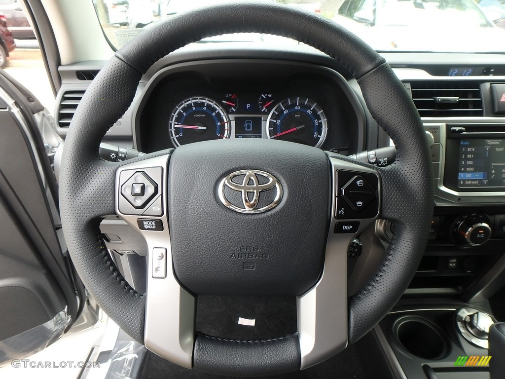 2017 Toyota 4Runner SR5 4x4 Black Steering Wheel Photo #121875667