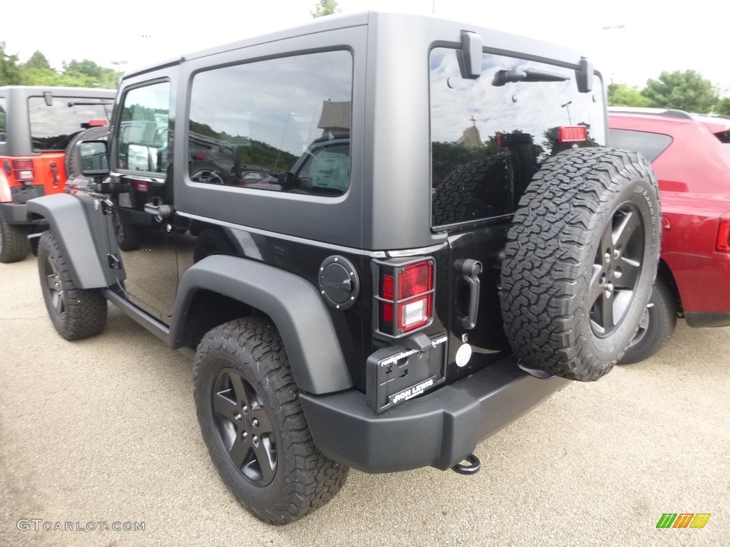 2017 Wrangler Sport 4x4 - Black / Black photo #2