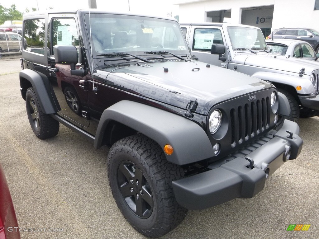 2017 Wrangler Sport 4x4 - Black / Black photo #5