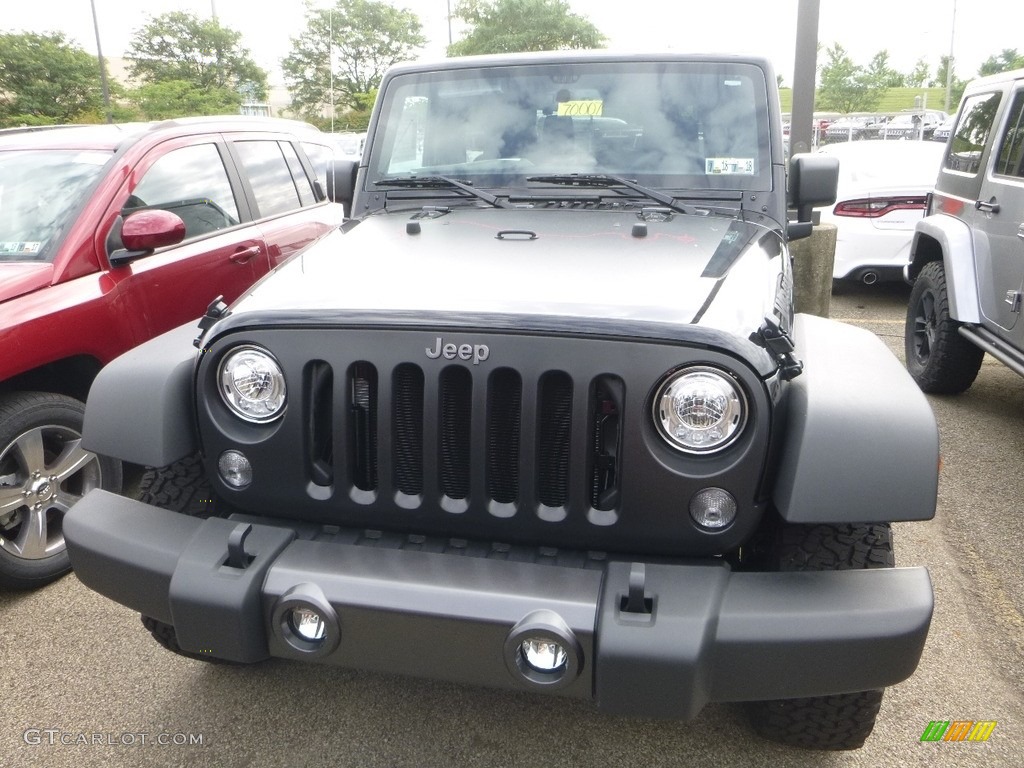 2017 Wrangler Sport 4x4 - Black / Black photo #6