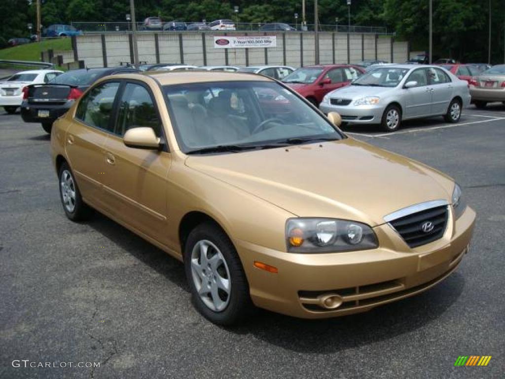 2004 Elantra GLS Sedan - Hazelnut / Beige photo #6
