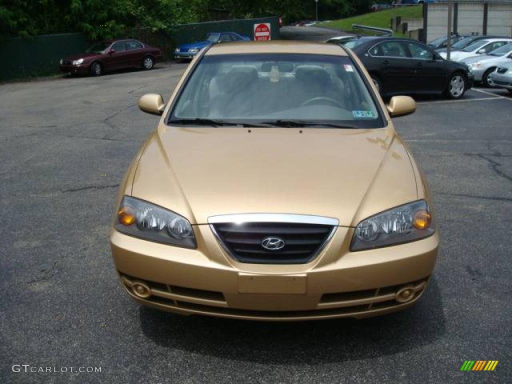 2004 Elantra GLS Sedan - Hazelnut / Beige photo #7
