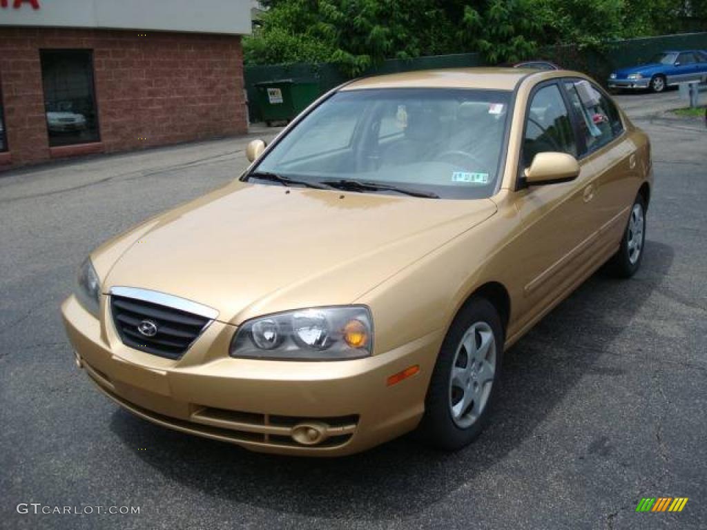 2004 Elantra GLS Sedan - Hazelnut / Beige photo #8