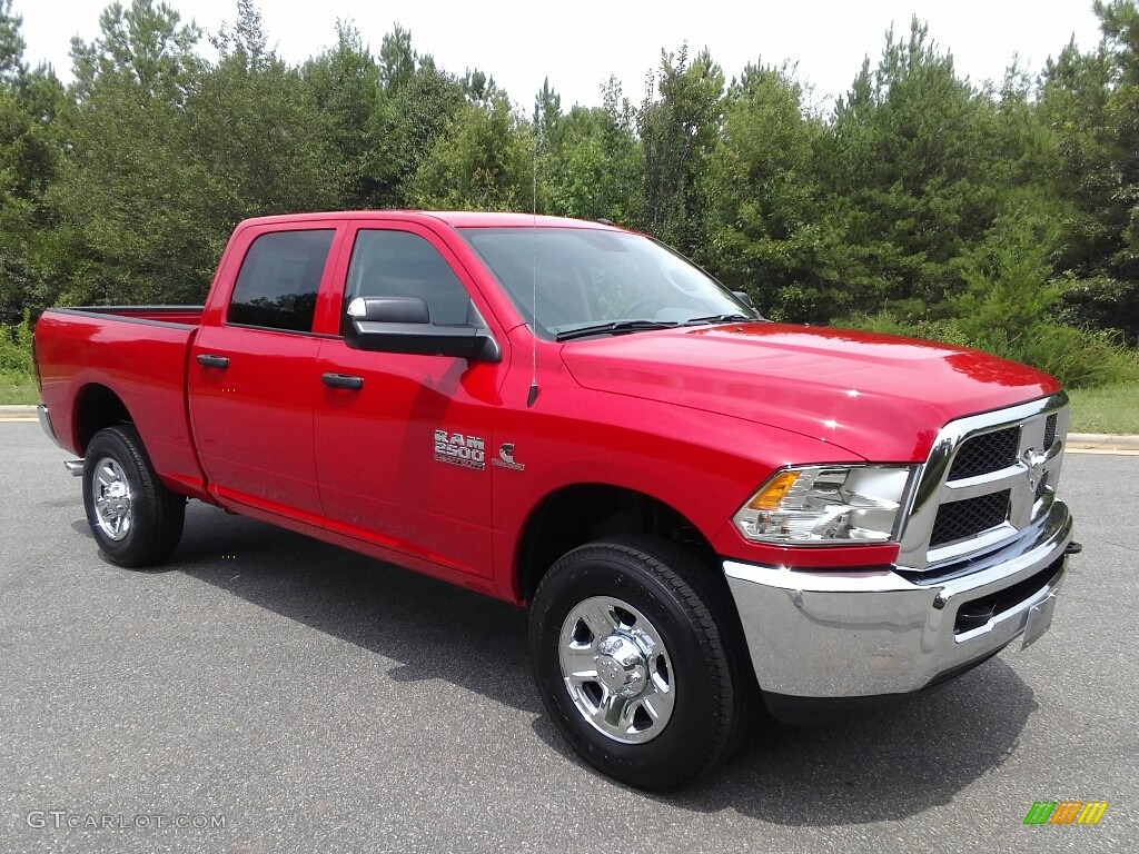 Flame Red 2017 Ram 2500 Tradesman Crew Cab 4x4 Exterior Photo #121876936