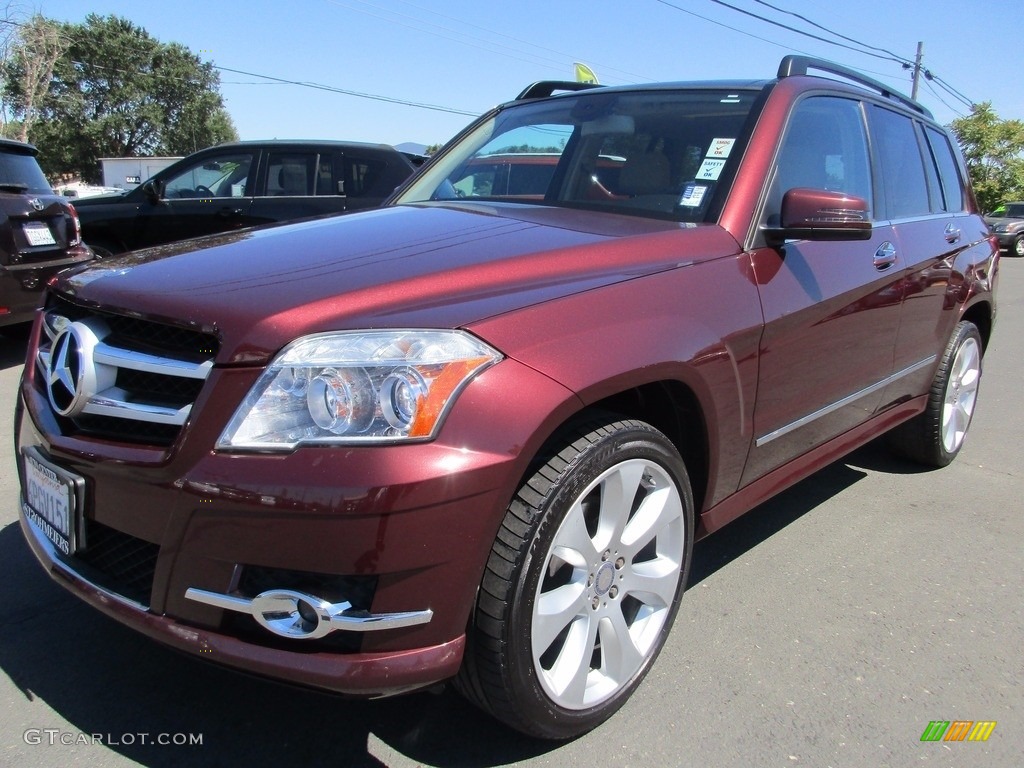 2011 GLK 350 - Barolo Red Metallic / Almond/Black photo #3