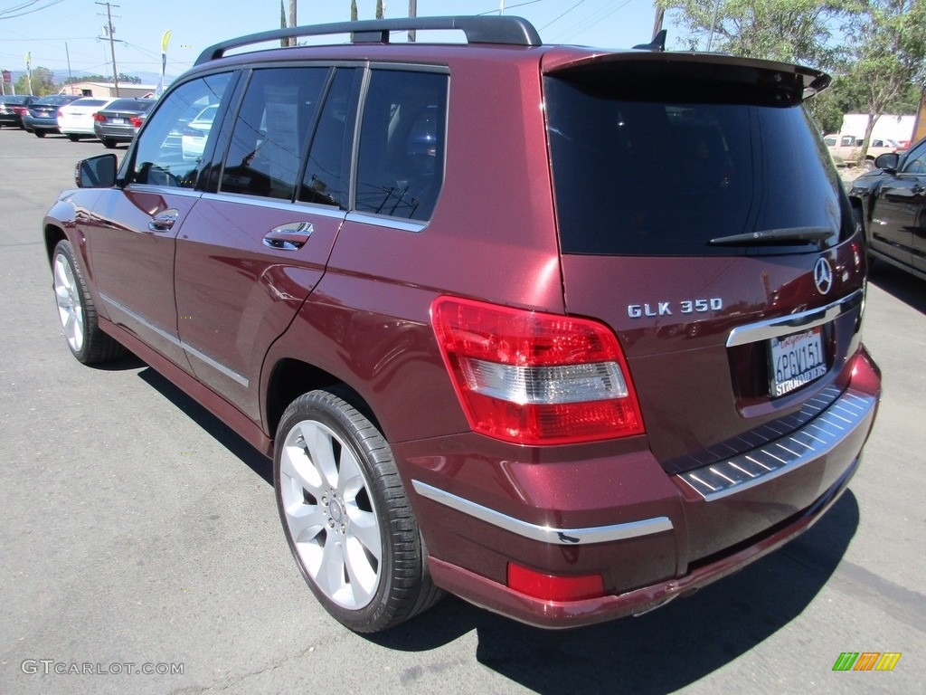 2011 GLK 350 - Barolo Red Metallic / Almond/Black photo #5