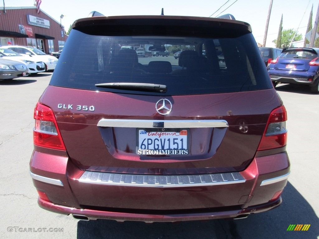 2011 GLK 350 - Barolo Red Metallic / Almond/Black photo #6