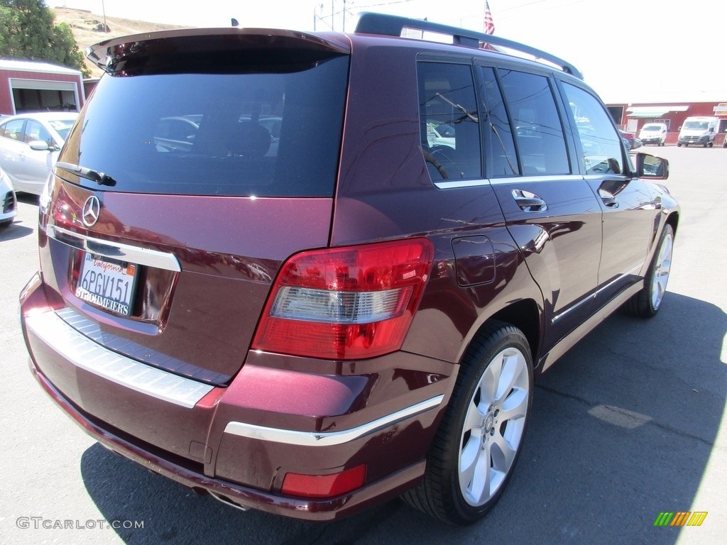 2011 GLK 350 - Barolo Red Metallic / Almond/Black photo #7