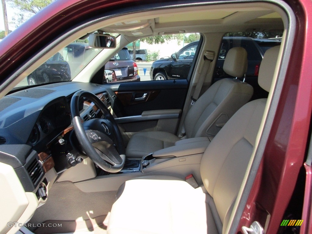 2011 GLK 350 - Barolo Red Metallic / Almond/Black photo #8