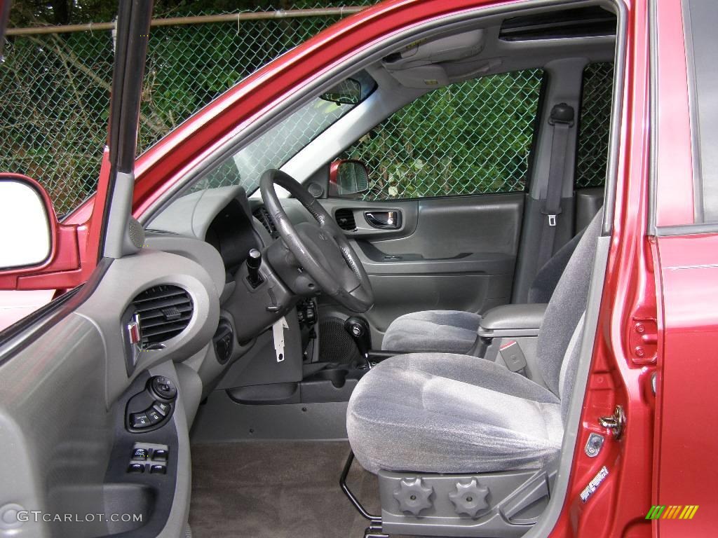 2004 Santa Fe GLS 4WD - Merlot Red / Gray photo #9