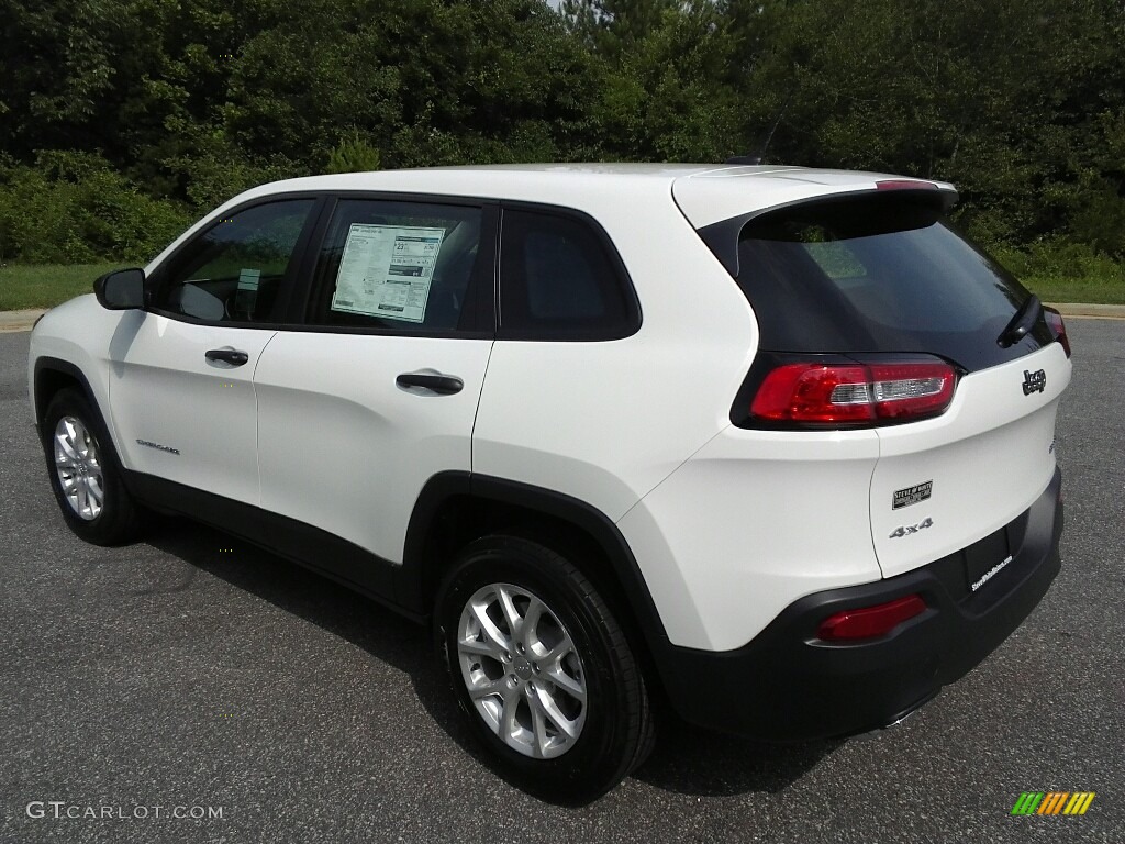 Bright White 2017 Jeep Cherokee Sport 4x4 Exterior Photo #121878220