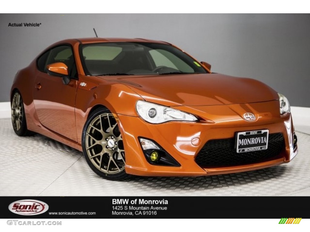 2013 FR-S Sport Coupe - Hot Lava Orange / Black/Red Accents photo #1