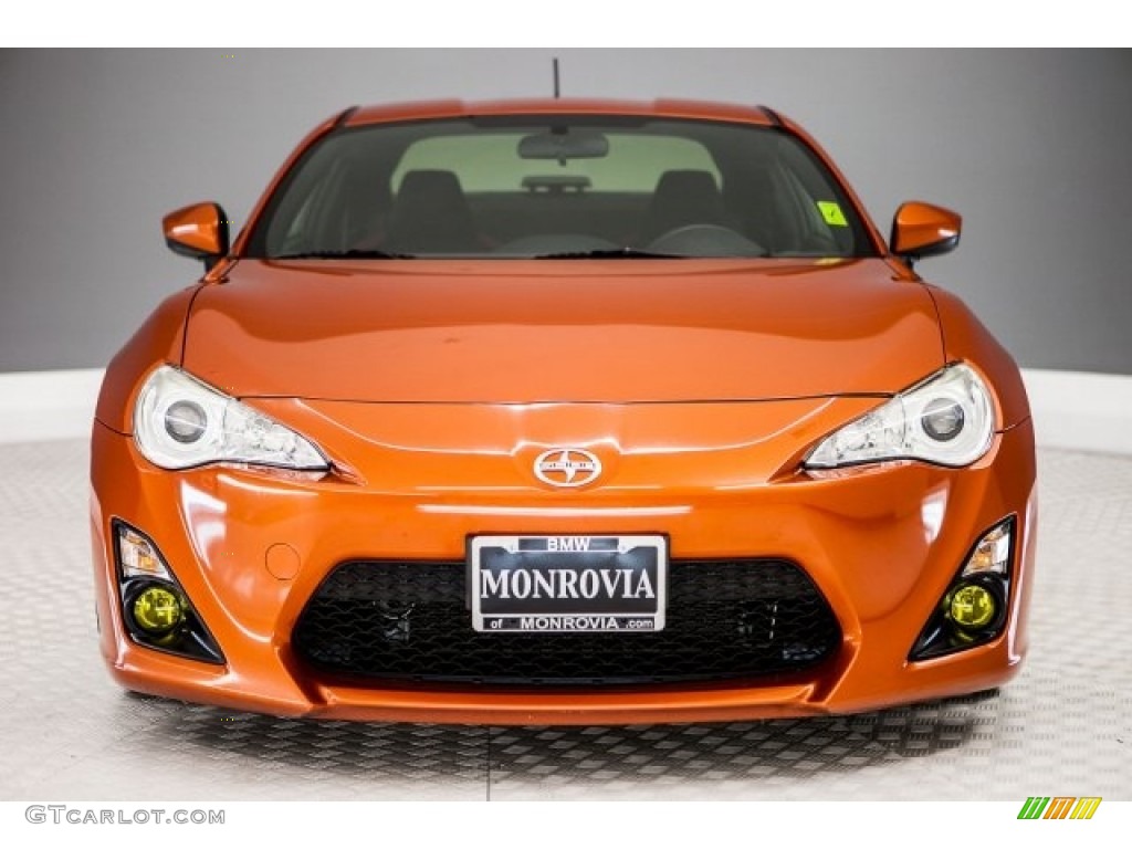 2013 FR-S Sport Coupe - Hot Lava Orange / Black/Red Accents photo #2