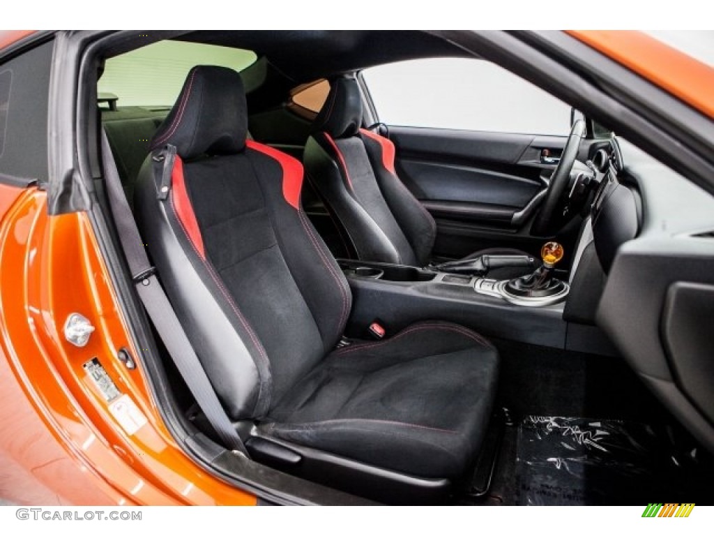 Black/Red Accents Interior 2013 Scion FR-S Sport Coupe Photo #121879804