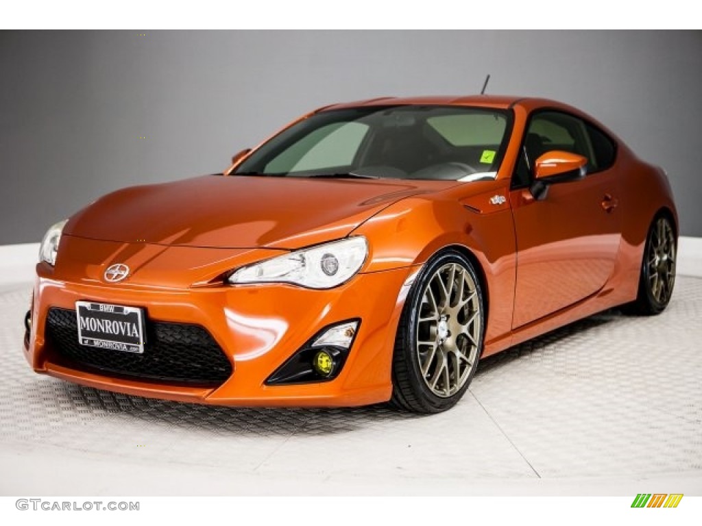 2013 FR-S Sport Coupe - Hot Lava Orange / Black/Red Accents photo #14