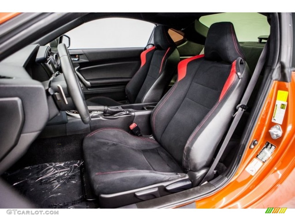 Black/Red Accents Interior 2013 Scion FR-S Sport Coupe Photo #121879996