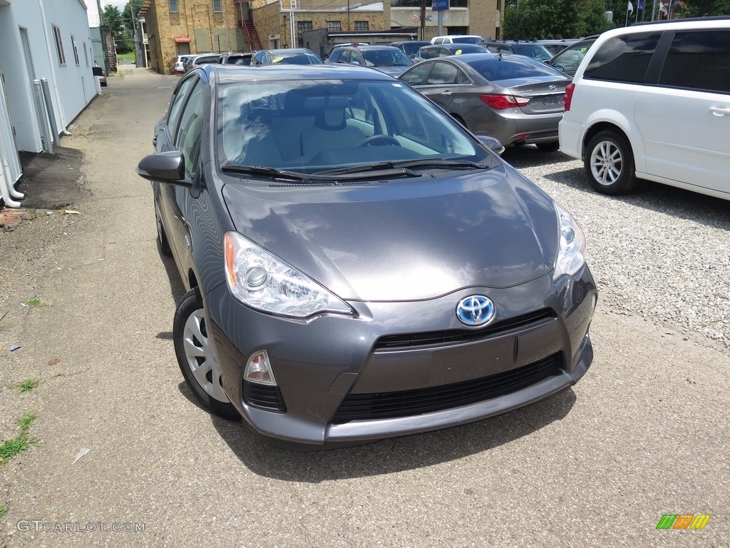 2013 Prius c Hybrid One - Magnetic Gray Metallic / Light Blue Gray/Black photo #3