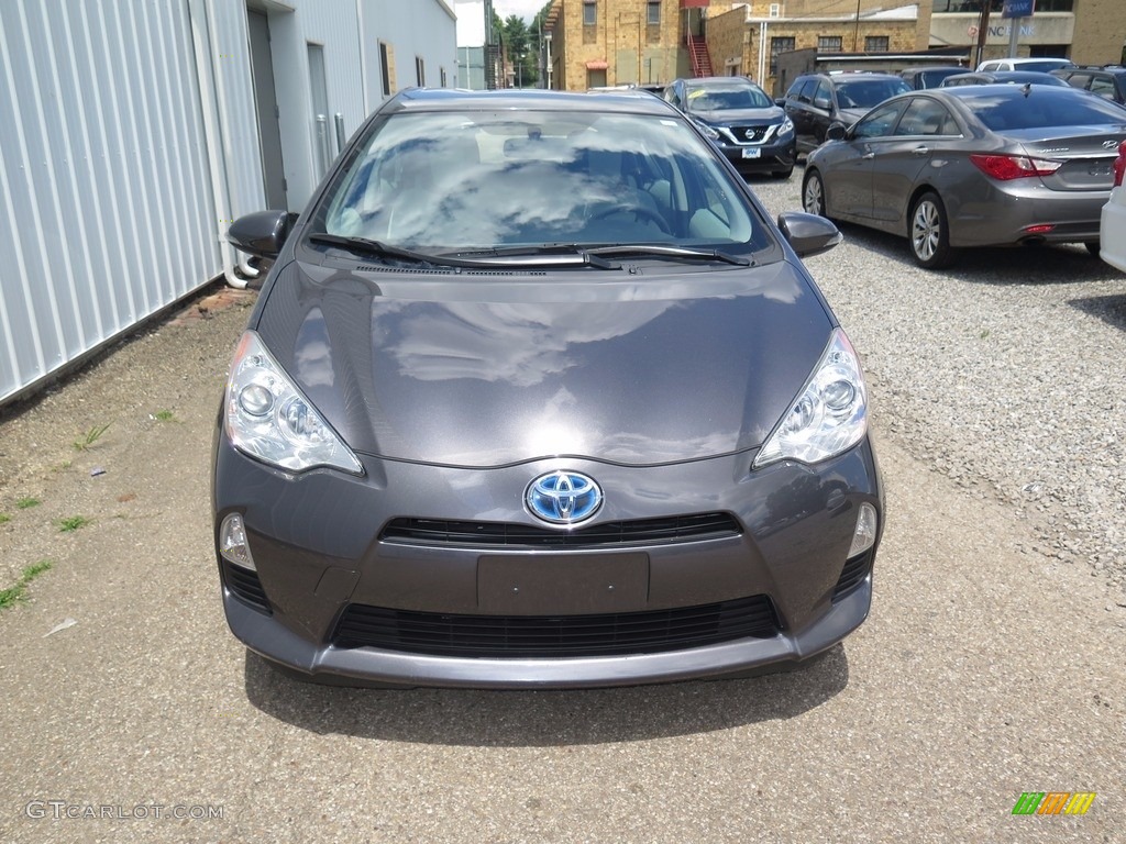 2013 Prius c Hybrid One - Magnetic Gray Metallic / Light Blue Gray/Black photo #4