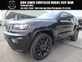 2017 Diamond Black Crystal Pearl Jeep Grand Cherokee Laredo 4x4  photo #1