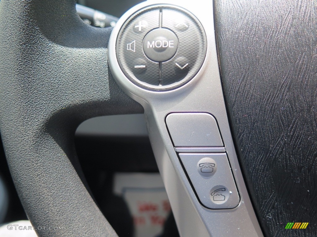 2013 Prius c Hybrid One - Magnetic Gray Metallic / Light Blue Gray/Black photo #27