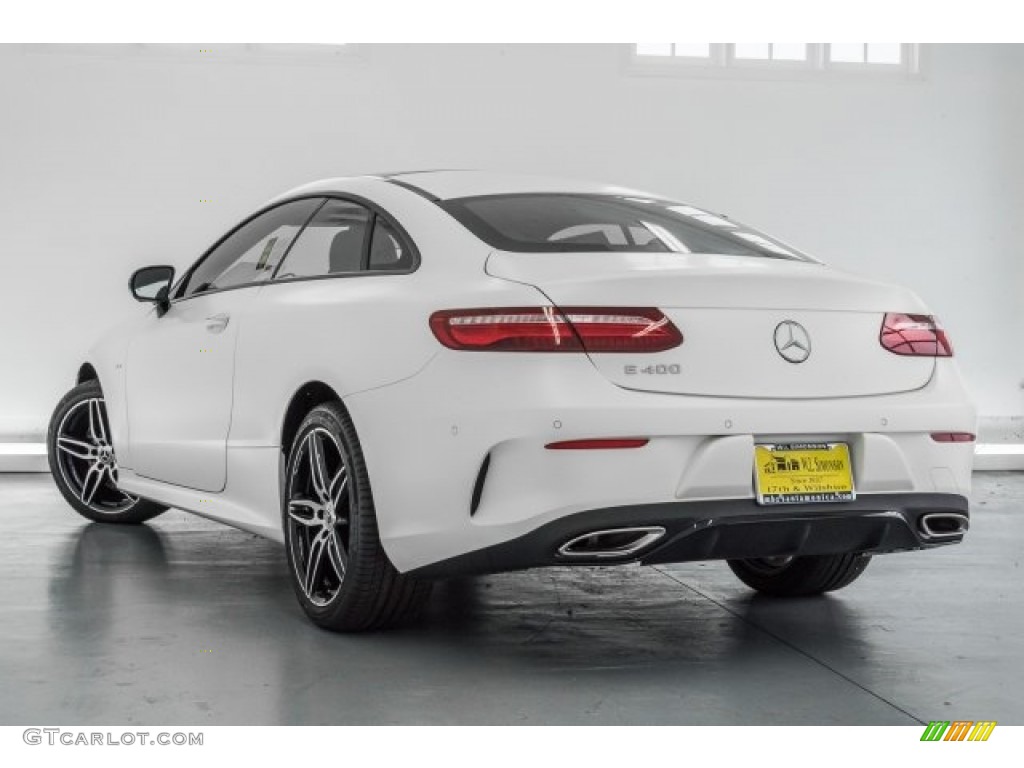 2018 E 400 Coupe - designo Cashmere White Magno (Matte) / Edition 1/Deep White and Black Two Tone photo #3