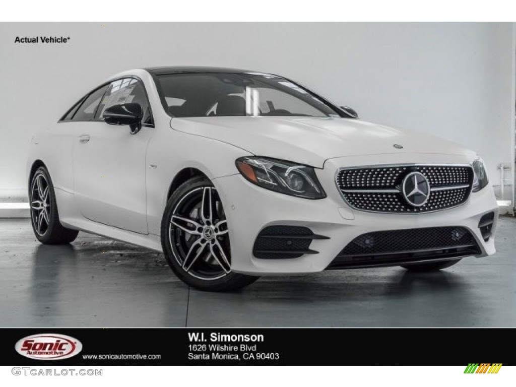 2018 E 400 Coupe - designo Cashmere White Magno (Matte) / Edition 1/Deep White and Black Two Tone photo #1