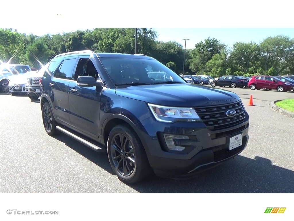 2017 Explorer XLT 4WD - Blue Jeans / Ebony Black photo #1