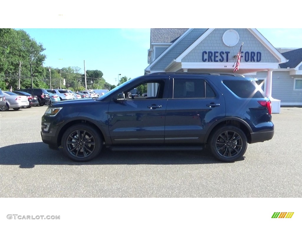 2017 Explorer XLT 4WD - Blue Jeans / Ebony Black photo #4