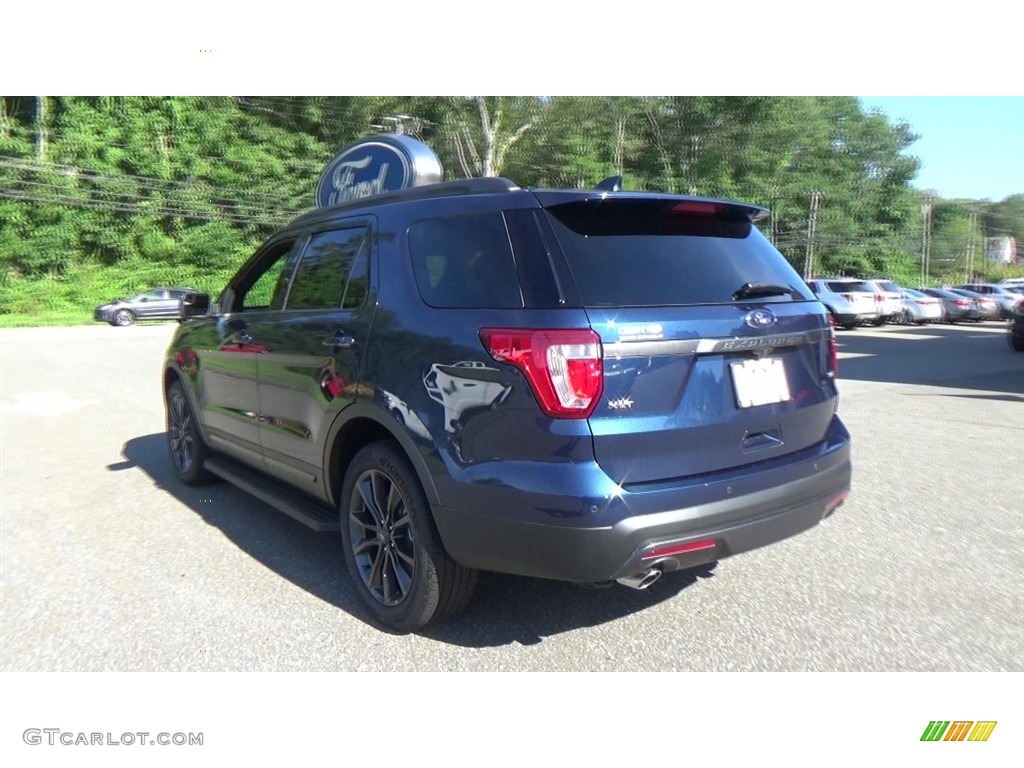 2017 Explorer XLT 4WD - Blue Jeans / Ebony Black photo #5