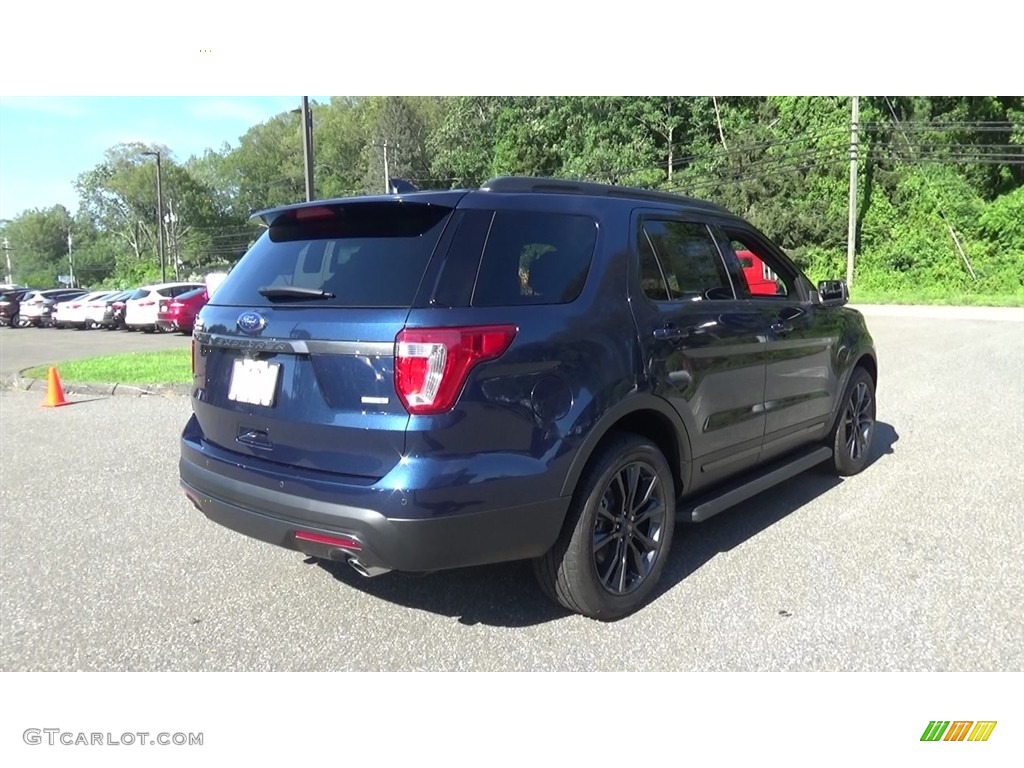 2017 Explorer XLT 4WD - Blue Jeans / Ebony Black photo #7