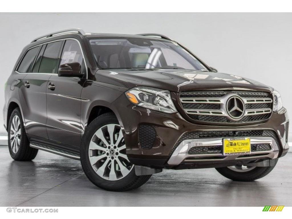 Dakota Brown Metallic 2017 Mercedes-Benz GLS 450 4Matic Exterior Photo #121882948