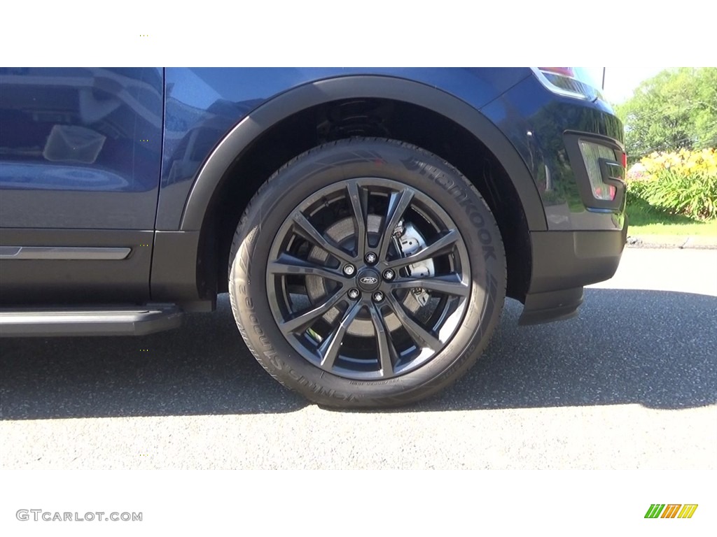 2017 Explorer XLT 4WD - Blue Jeans / Ebony Black photo #26
