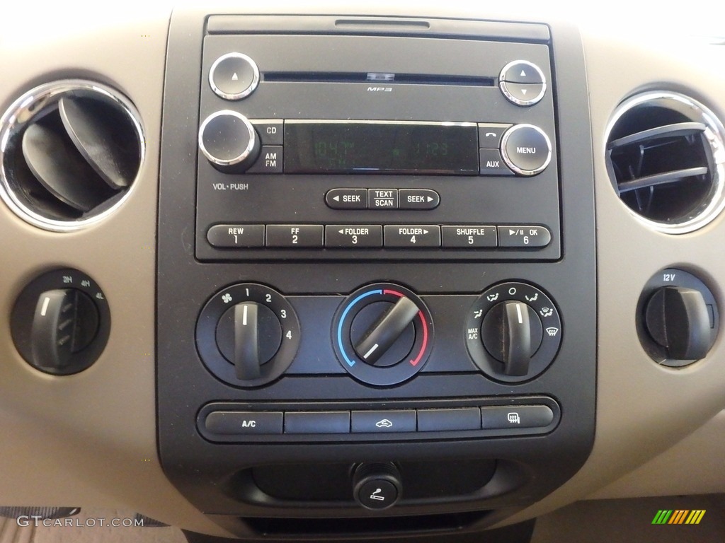 2008 F150 XLT SuperCab 4x4 - Pueblo Gold Metallic / Tan photo #13