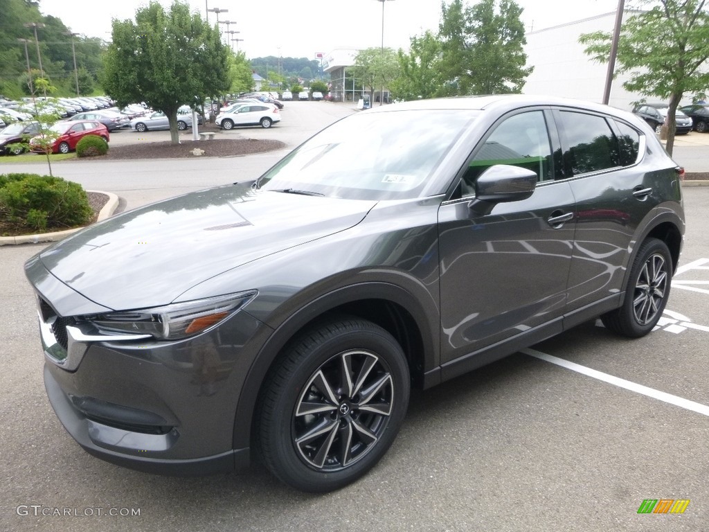 Meteor Gray Mica 2017 Mazda CX-5 Grand Touring AWD Exterior Photo #121884280