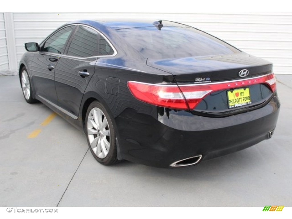 2013 Azera  - Black Onyx Pearl / Graphite Black photo #7