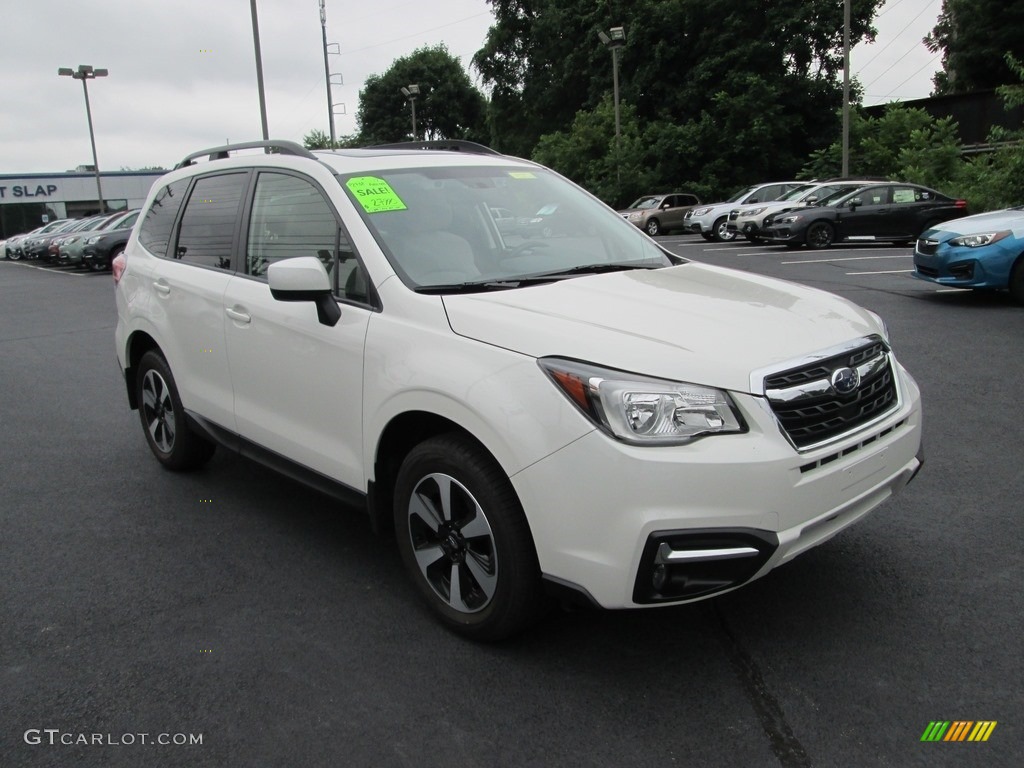 Crystal White Pearl 2017 Subaru Forester 2.5i Premium Exterior Photo #121884829