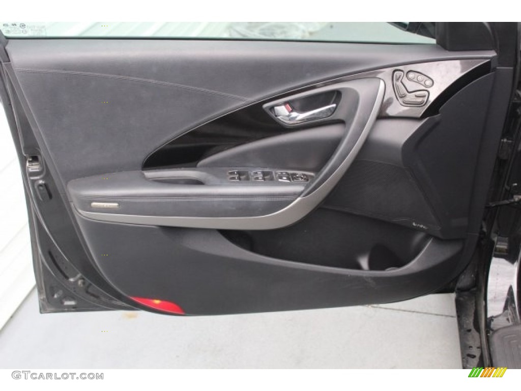 2013 Azera  - Black Onyx Pearl / Graphite Black photo #13