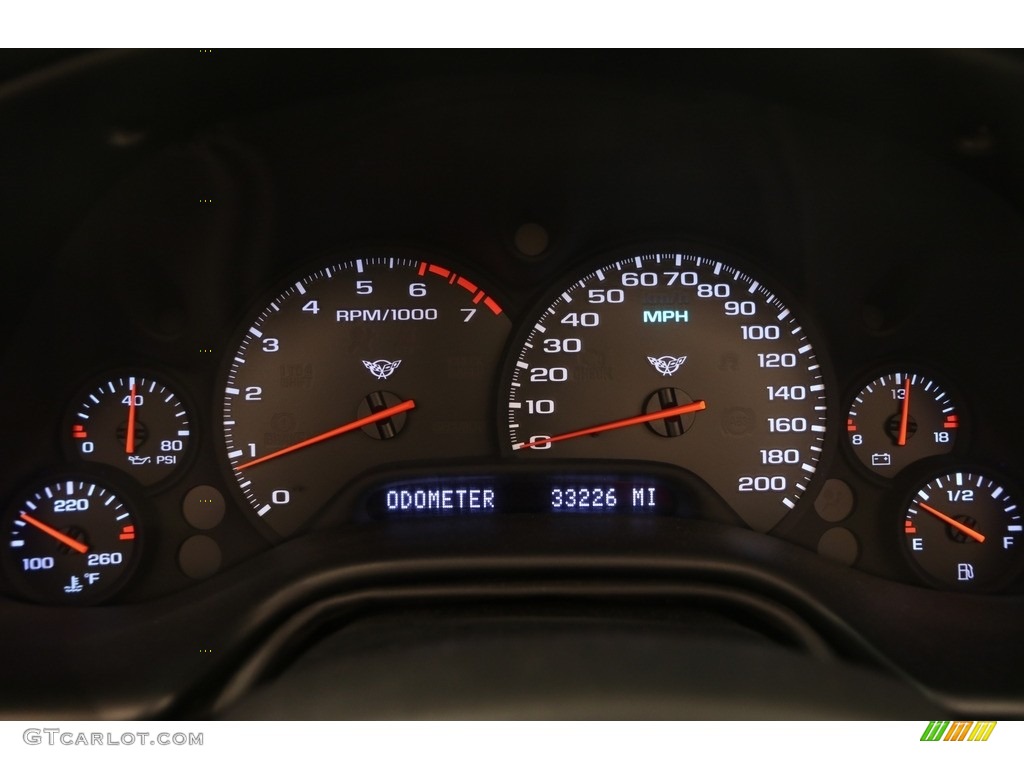 2002 Chevrolet Corvette Convertible Gauges Photo #121888084