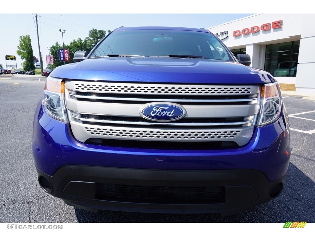 2015 Explorer FWD - Deep Impact Blue / Medium Light Stone photo #2