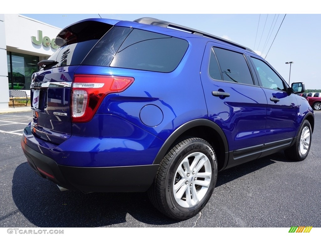 2015 Explorer FWD - Deep Impact Blue / Medium Light Stone photo #7