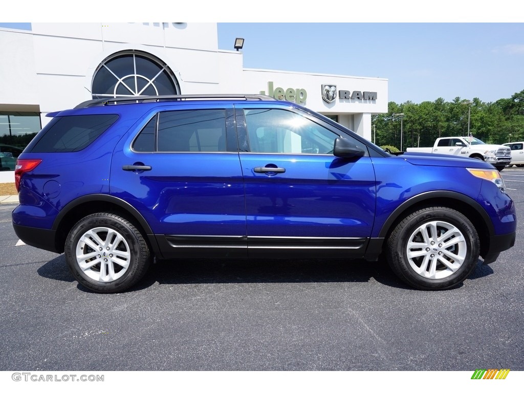 2015 Explorer FWD - Deep Impact Blue / Medium Light Stone photo #8