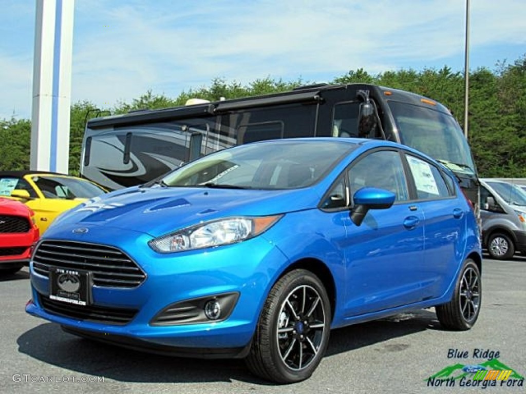 2017 Fiesta SE Hatchback - Blue Candy / Charcoal Black photo #1