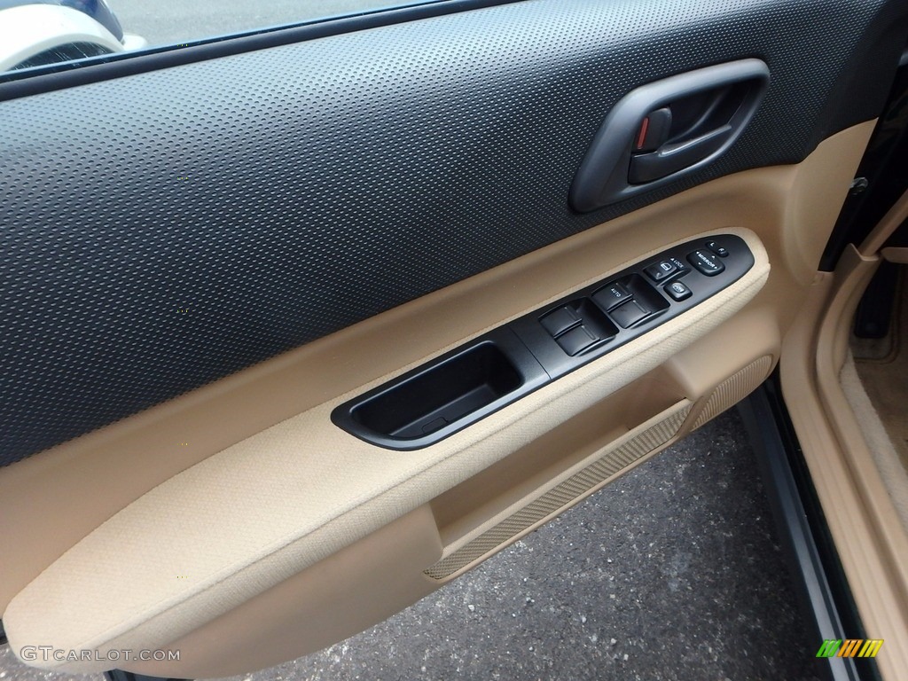 2003 Forester 2.5 X - Woodland Green Pearl / Beige photo #11