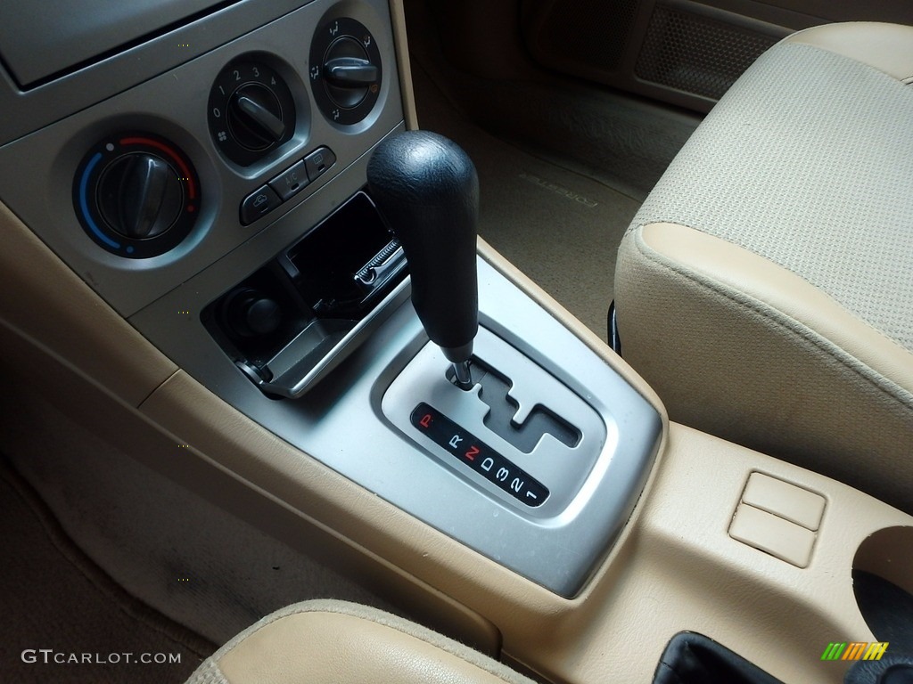 2003 Forester 2.5 X - Woodland Green Pearl / Beige photo #12