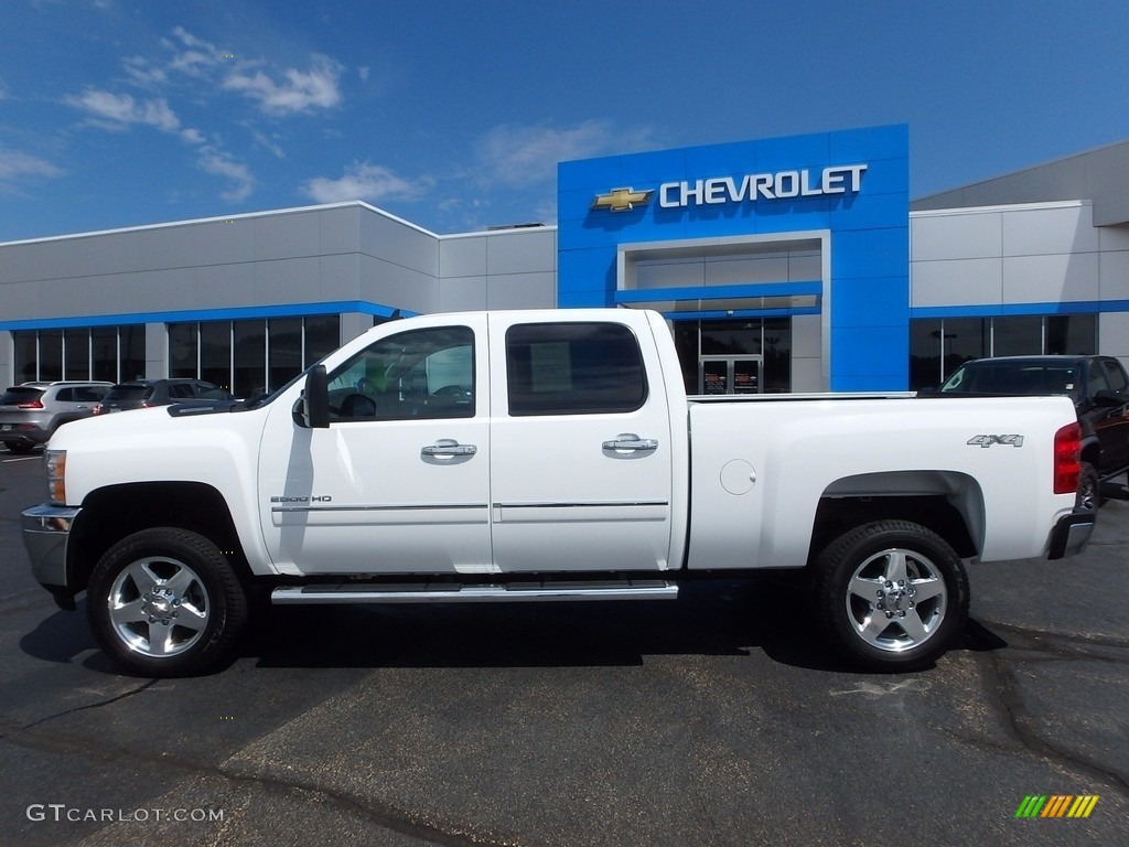 2014 Silverado 2500HD LT Crew Cab 4x4 - Summit White / Ebony photo #3